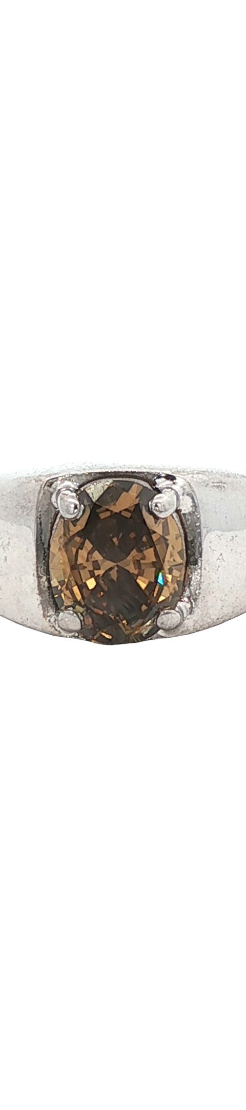 Vintage 14K White Gold Ring with Diamond